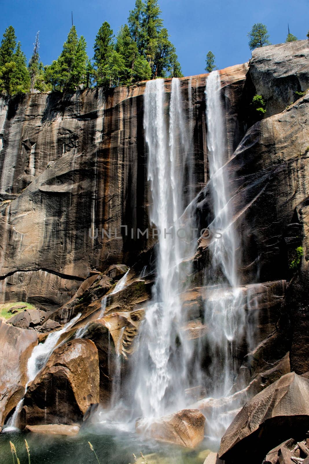 Yosemite Park falls view by AndreaIzzotti