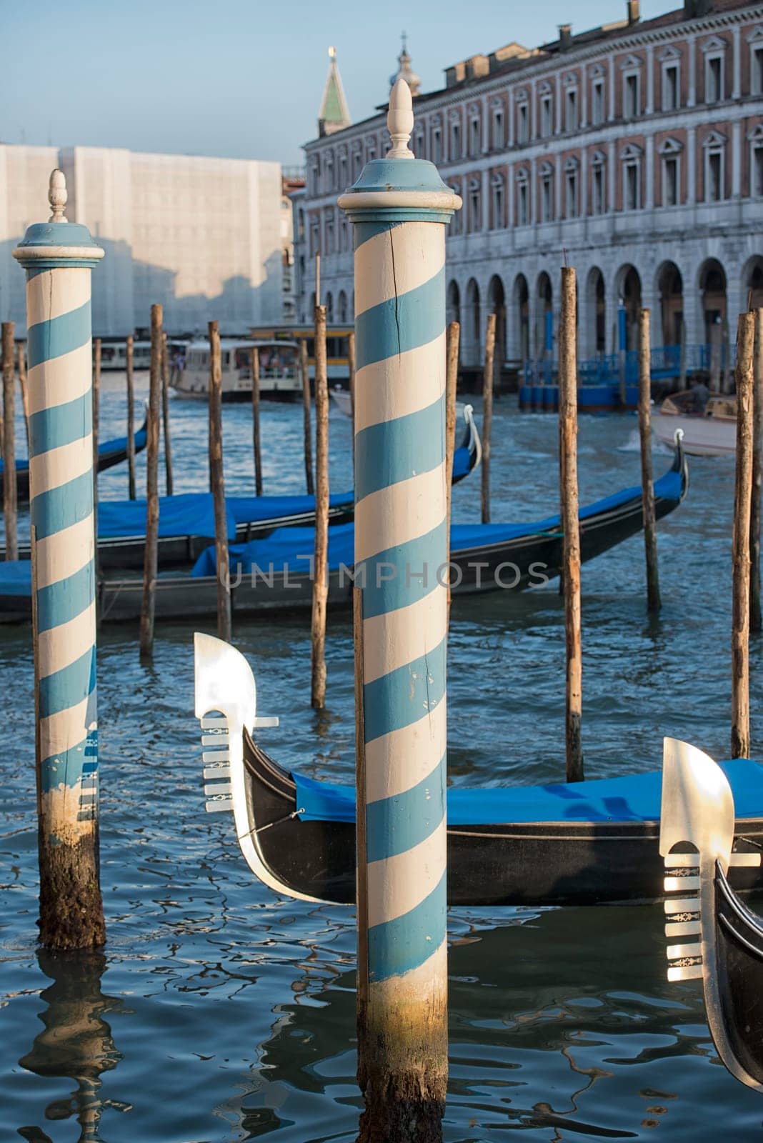 Colorful venice view at sunset