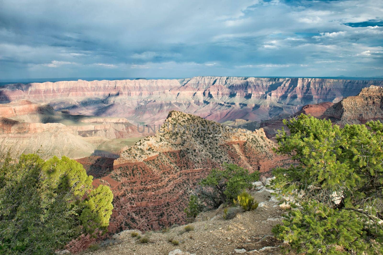 Grand Canyon view panorama from north rim