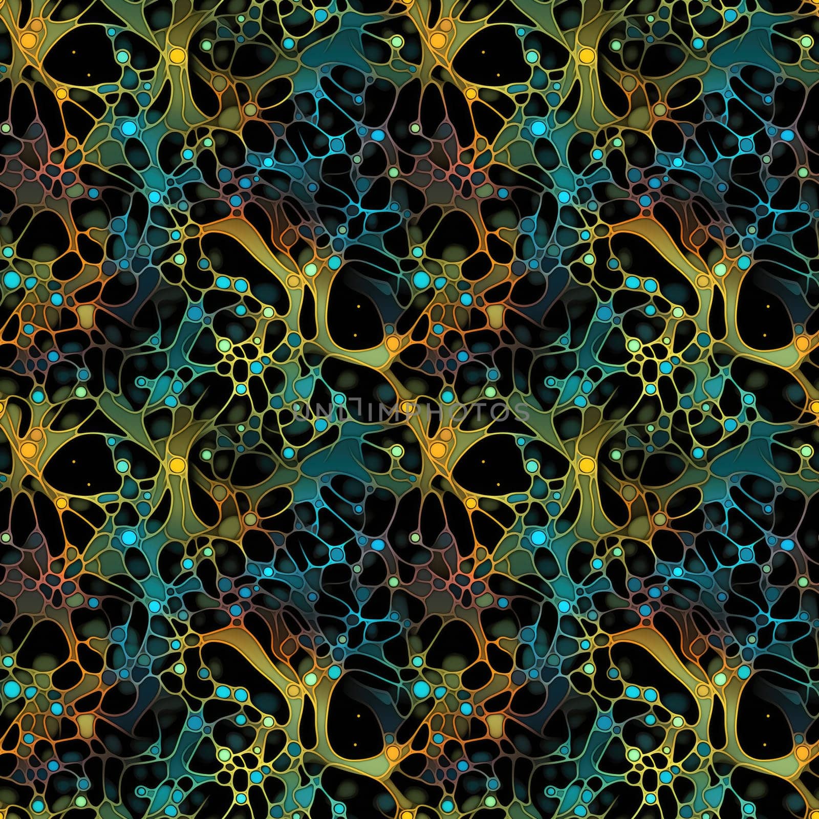 Seamless abstract background and texture with neural pattern.  by palinchak