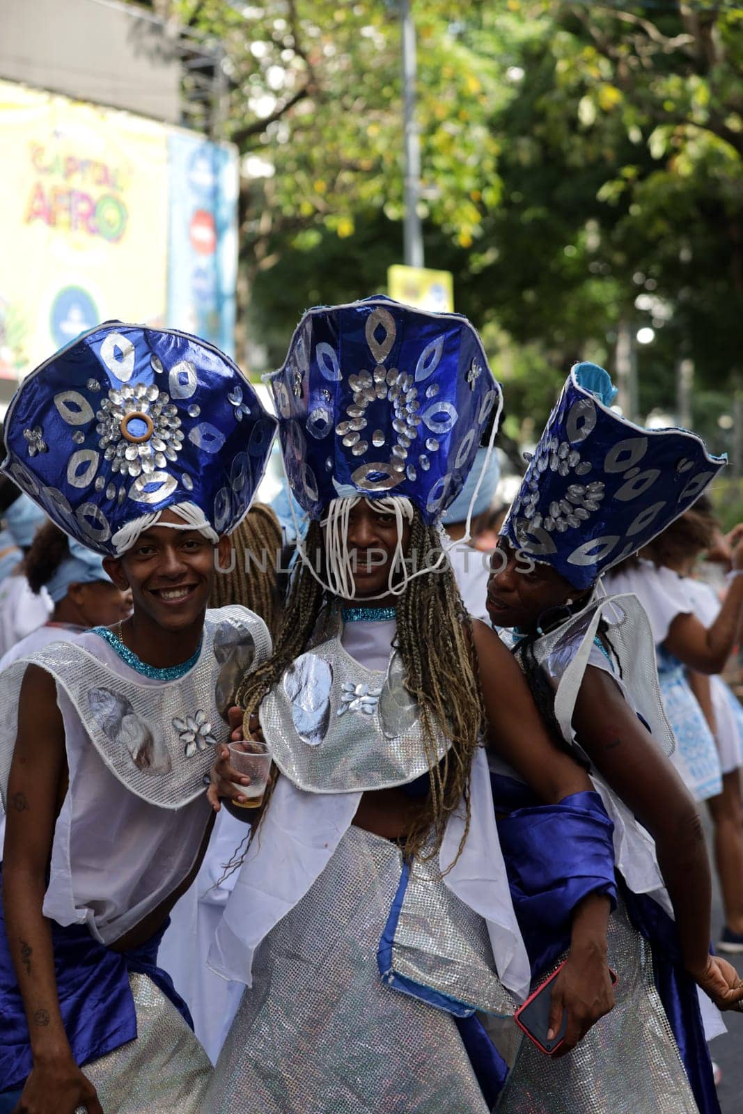 afoxe at Salvador carnival by joasouza