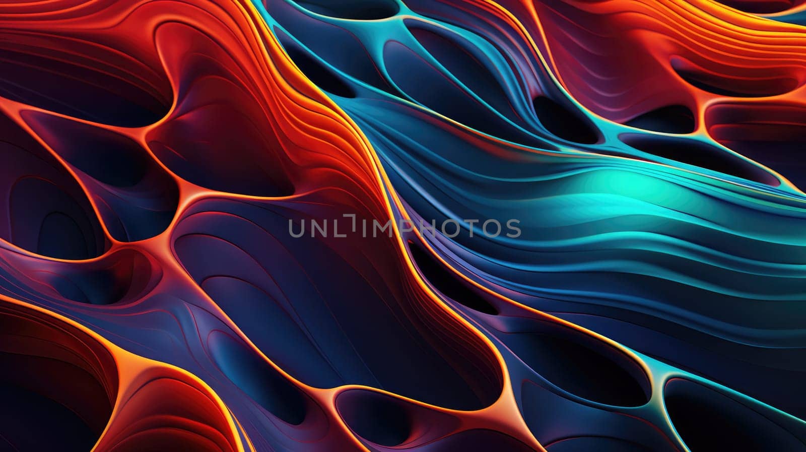 Abstract neural pattern texture background.  by palinchak