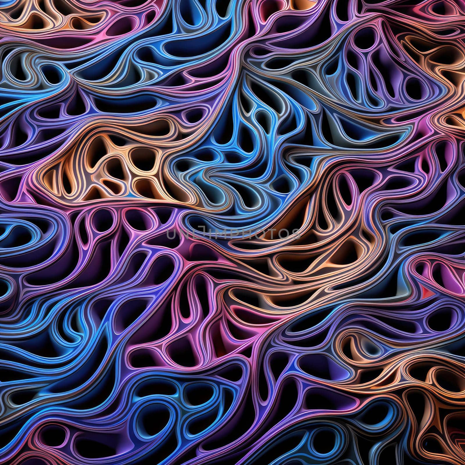 Abstract neural pattern texture background.  by palinchak