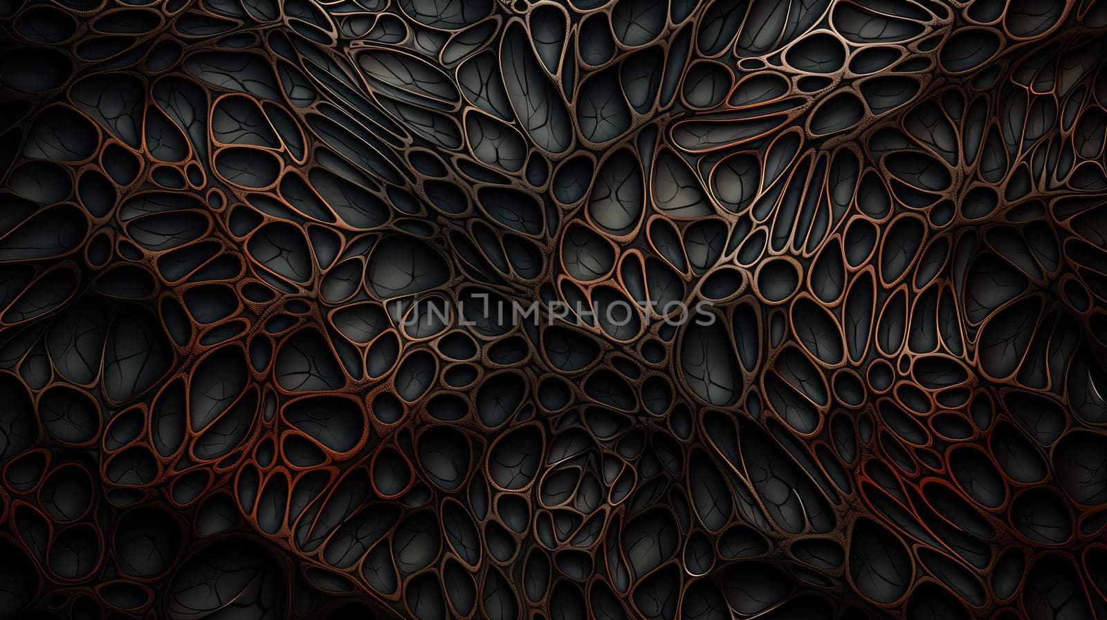 Abstract neural pattern texture background.  by palinchak