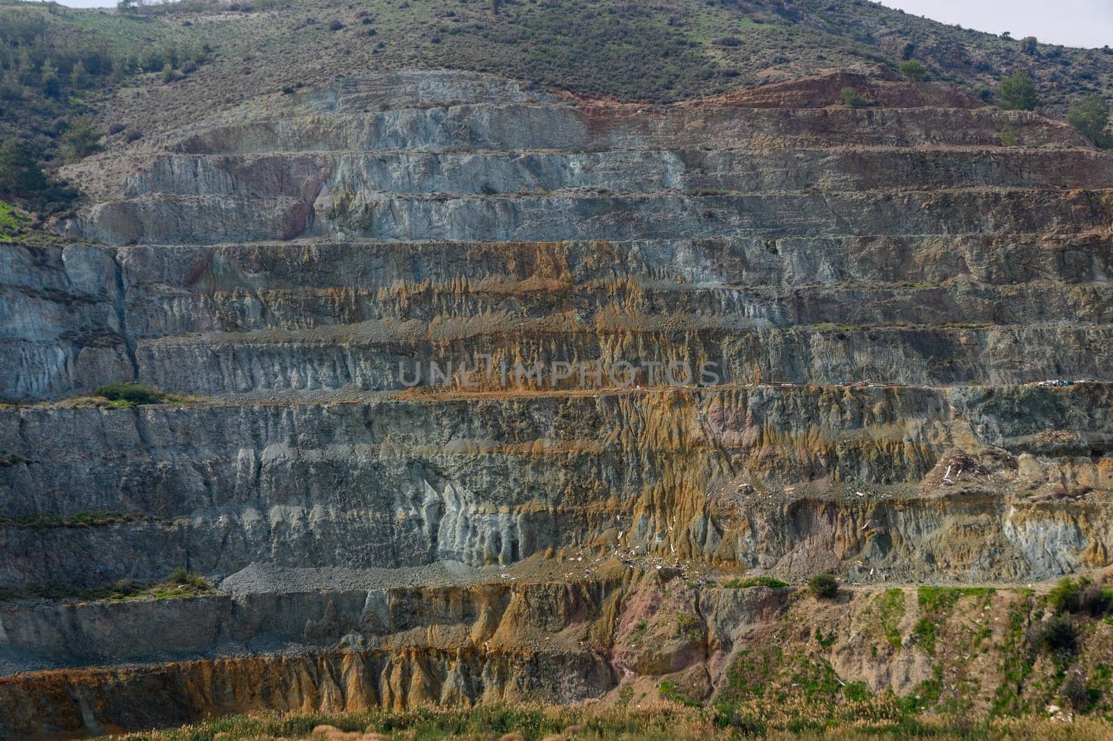 abandoned copper quarry in Northern Cyprus 1