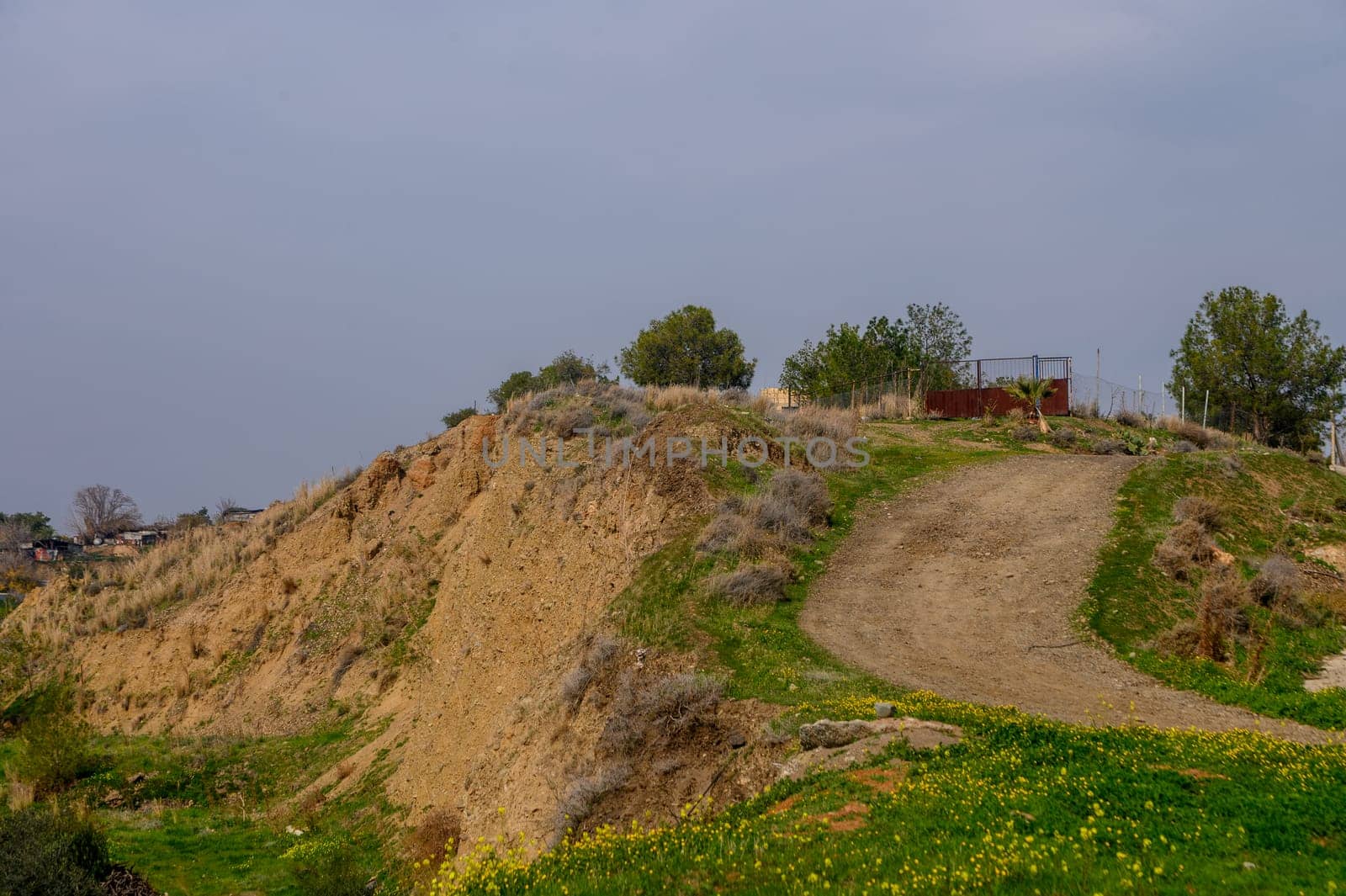 abandoned copper quarry in Northern Cyprus 2