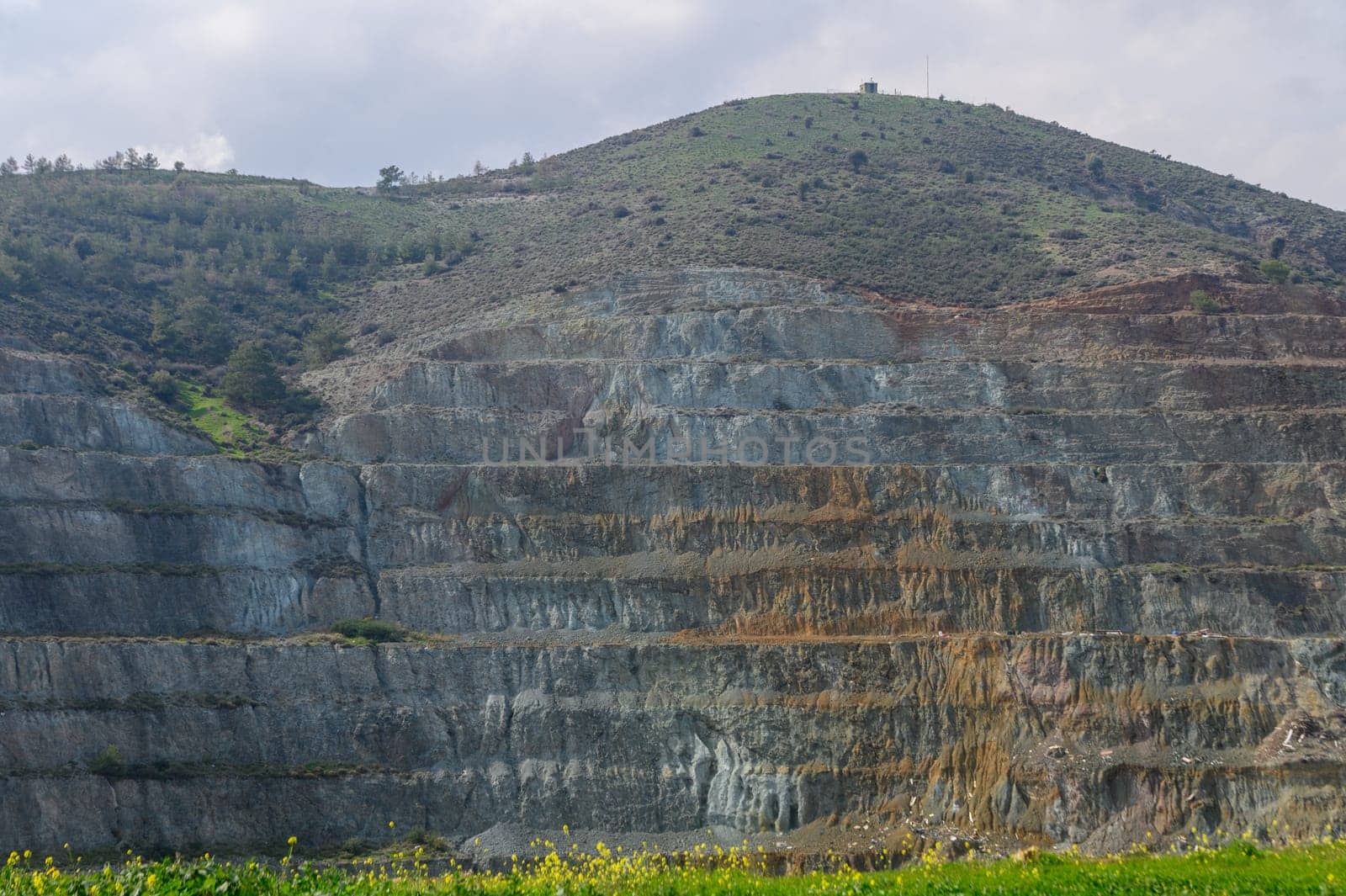 abandoned copper quarry in Northern Cyprus 6