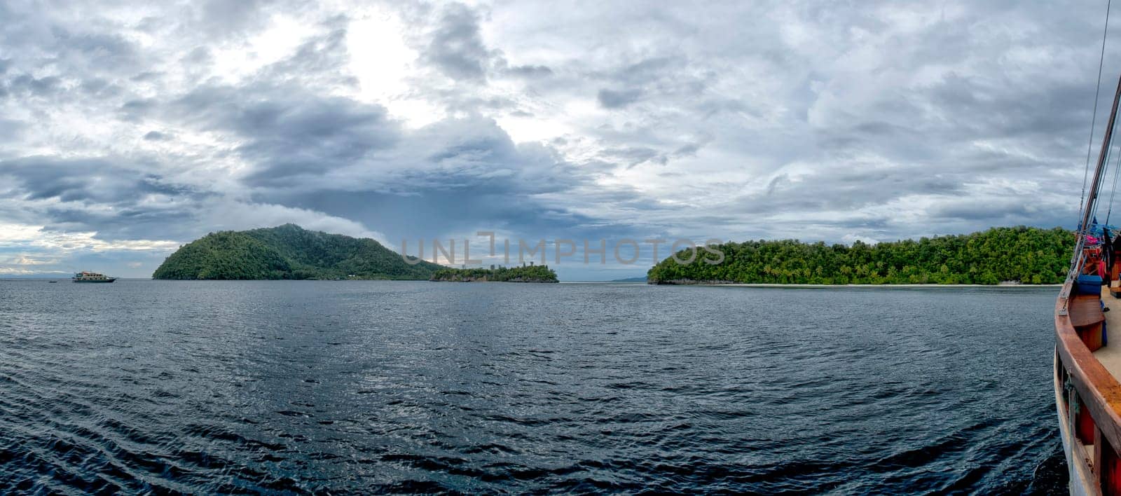 Raja Ampat Papua huge panorama landscape