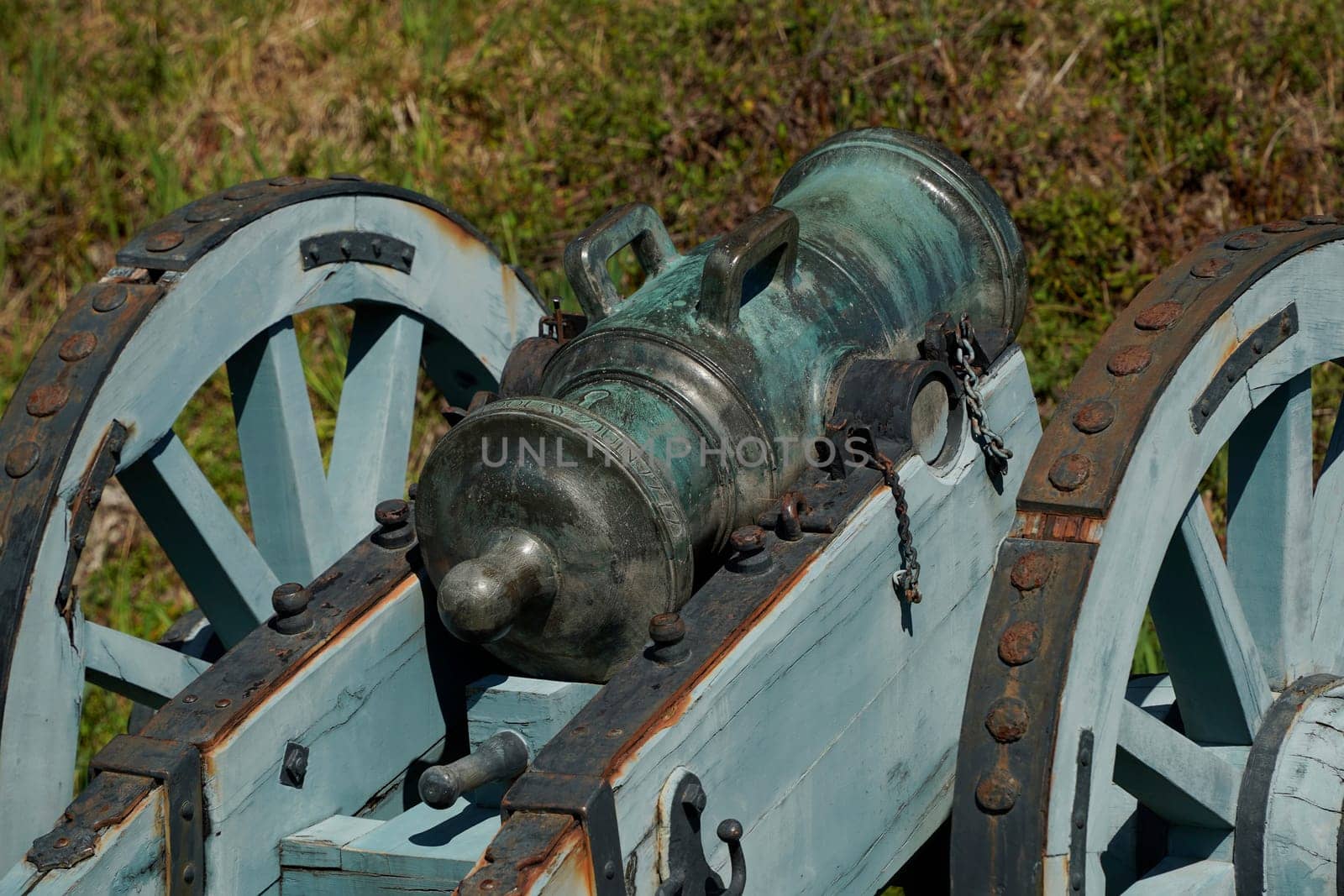 Grand French Battery at the Yorktown Battlefield in the State of Virginia USA