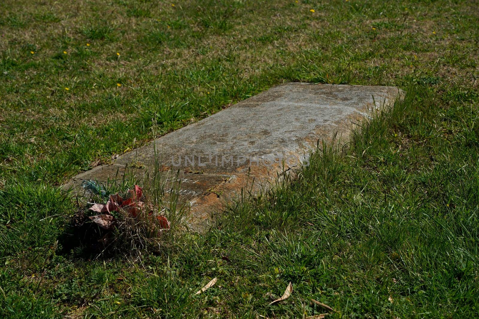 Civil war tombstones tomb of American Revolution british soldier settler in Yorktown, Virginia by AndreaIzzotti