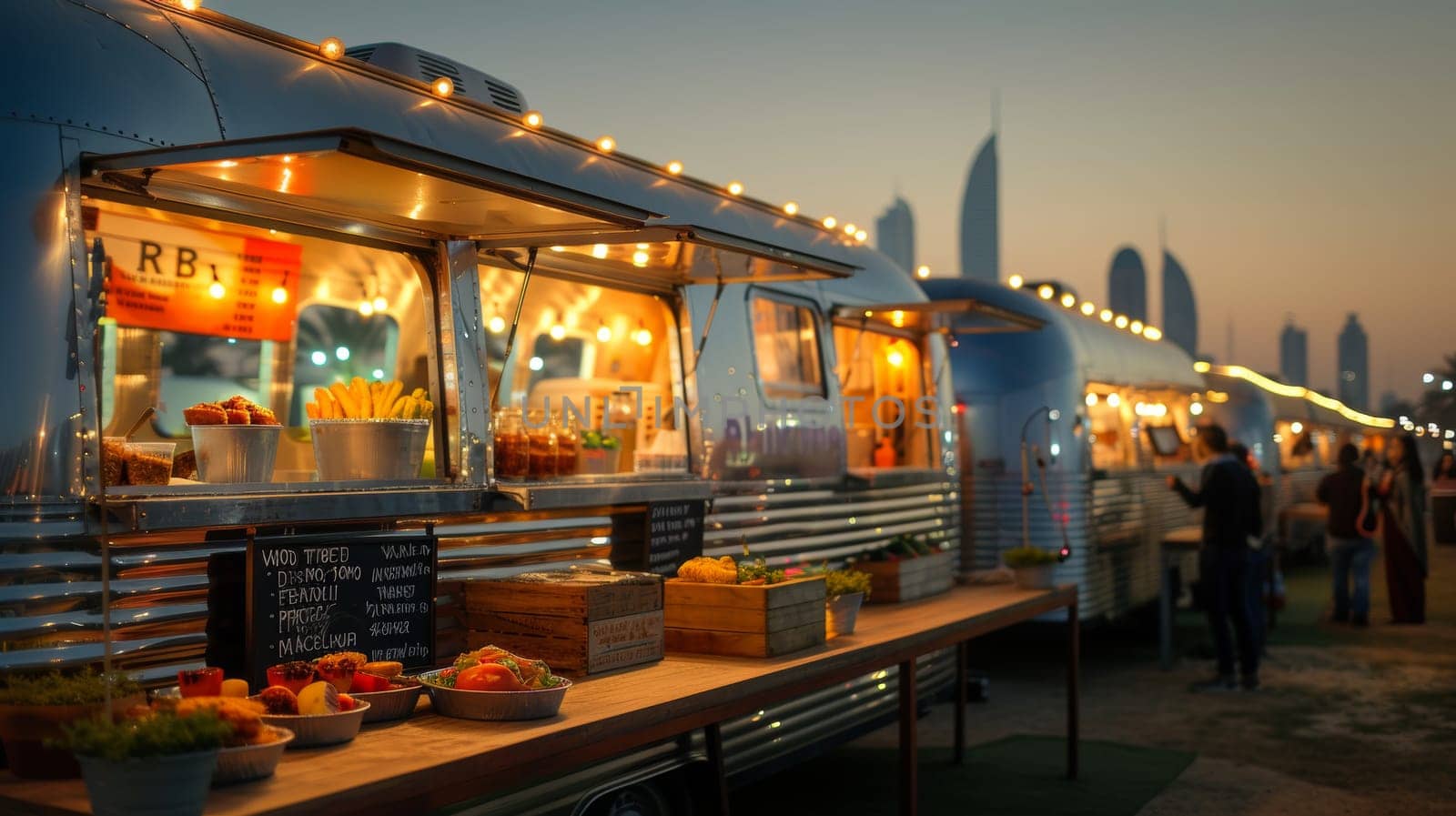 The Emirates Golf Club hosted a Food Truck Jam, an outdoor event with food trucks and live music, on March 26, 2016.
