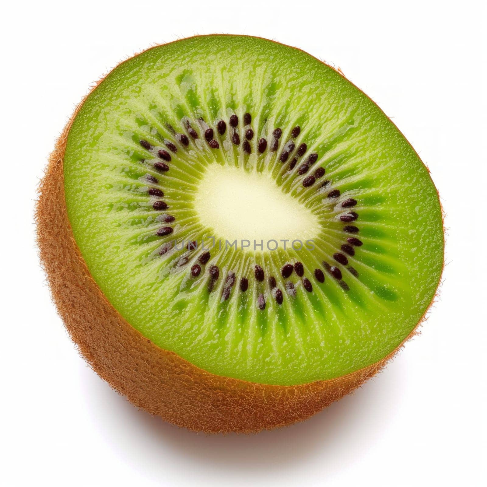 kiwi fruit isolated on white background by papatonic
