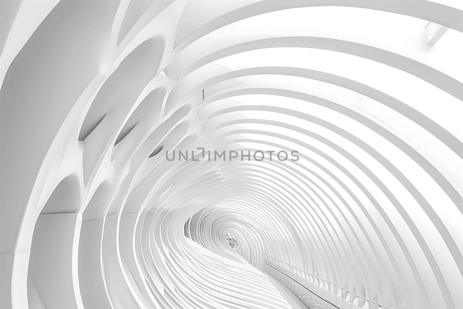 abstract white architectural structure background by z1b