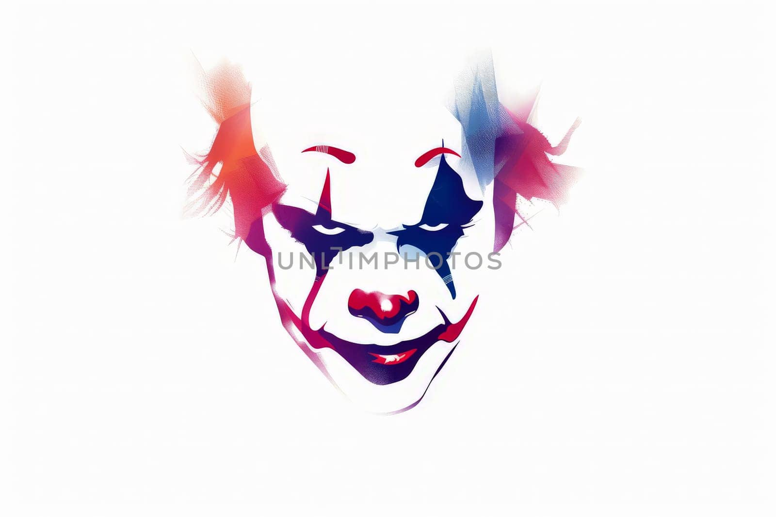 Joker logo, April Fools Poster design background - generative ai.