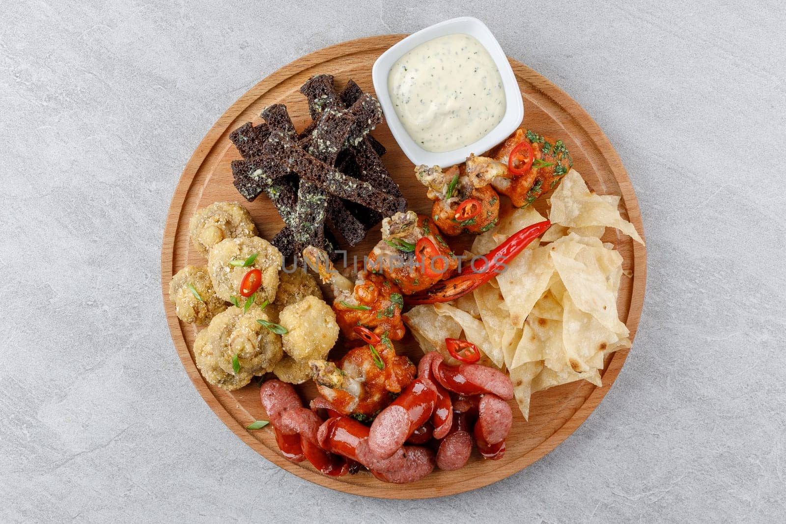 beer plate on stone background studio food photography 2