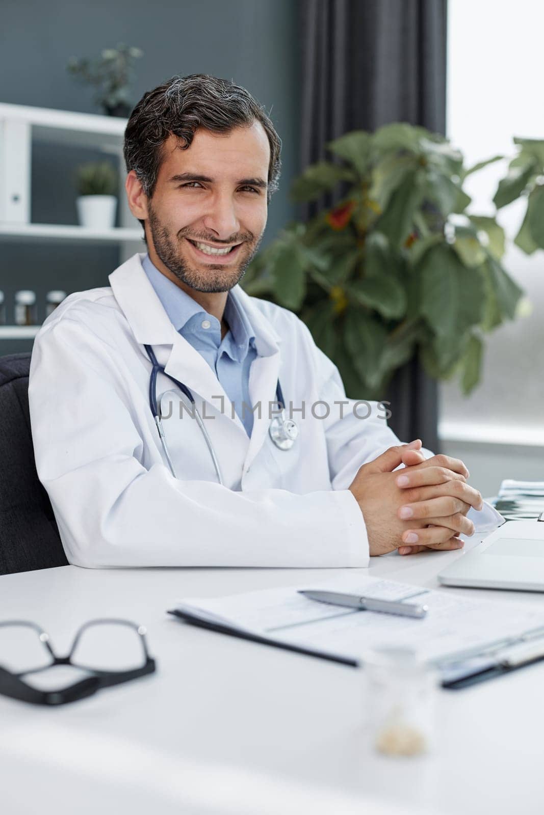 Portrait of a confident young doctor in the office