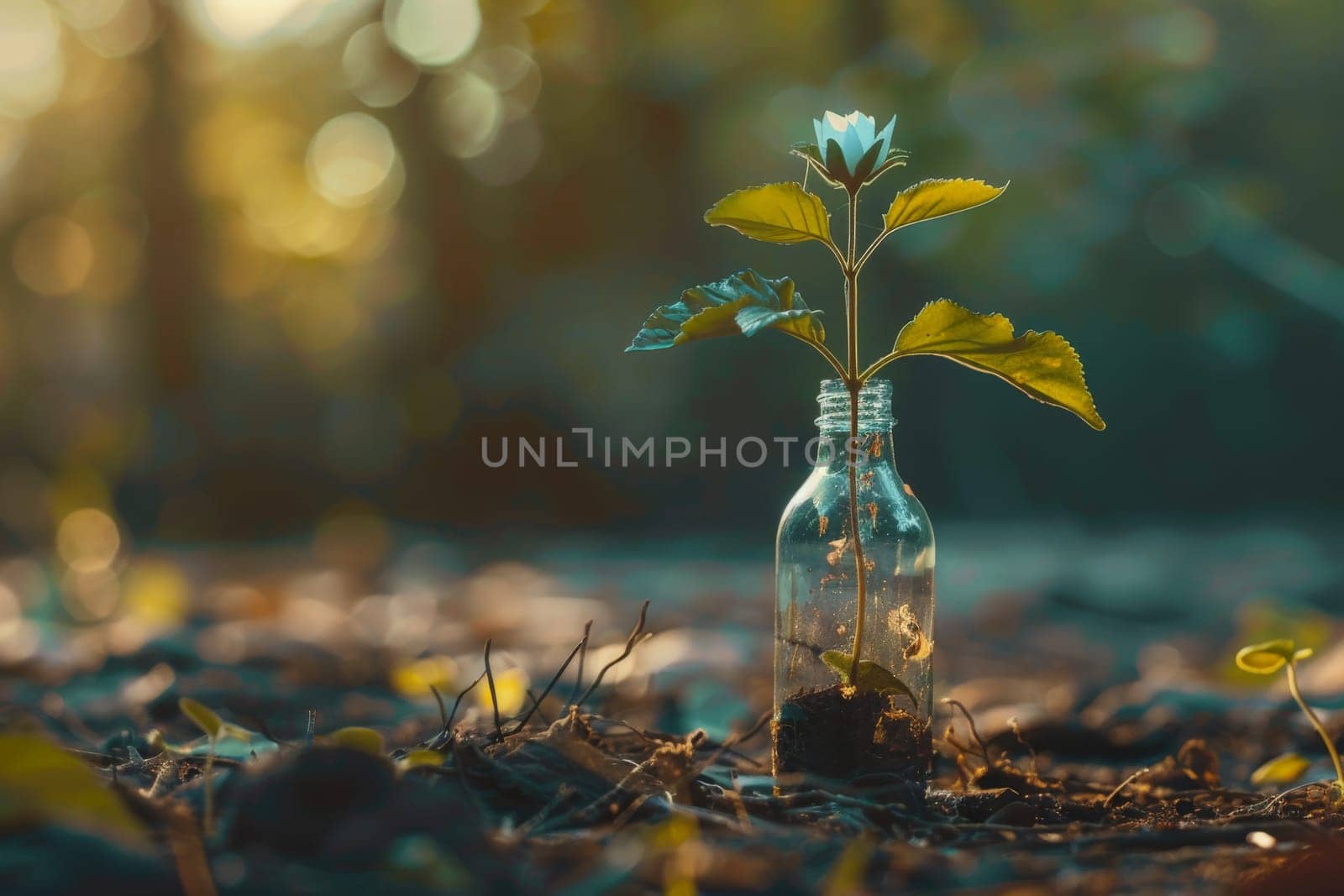 World environment day background, creative advertising Ideas Concept of earth protection day.