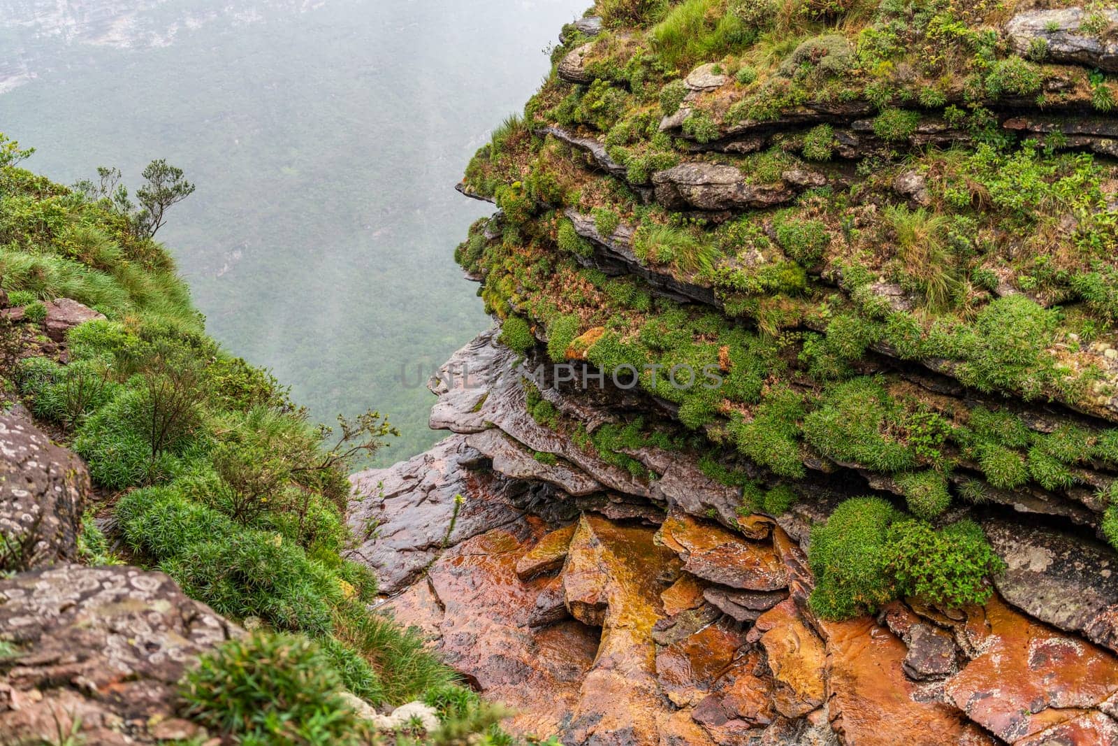 Breathtaking View from the Top of Fumaca Waterfall in Brazil by FerradalFCG