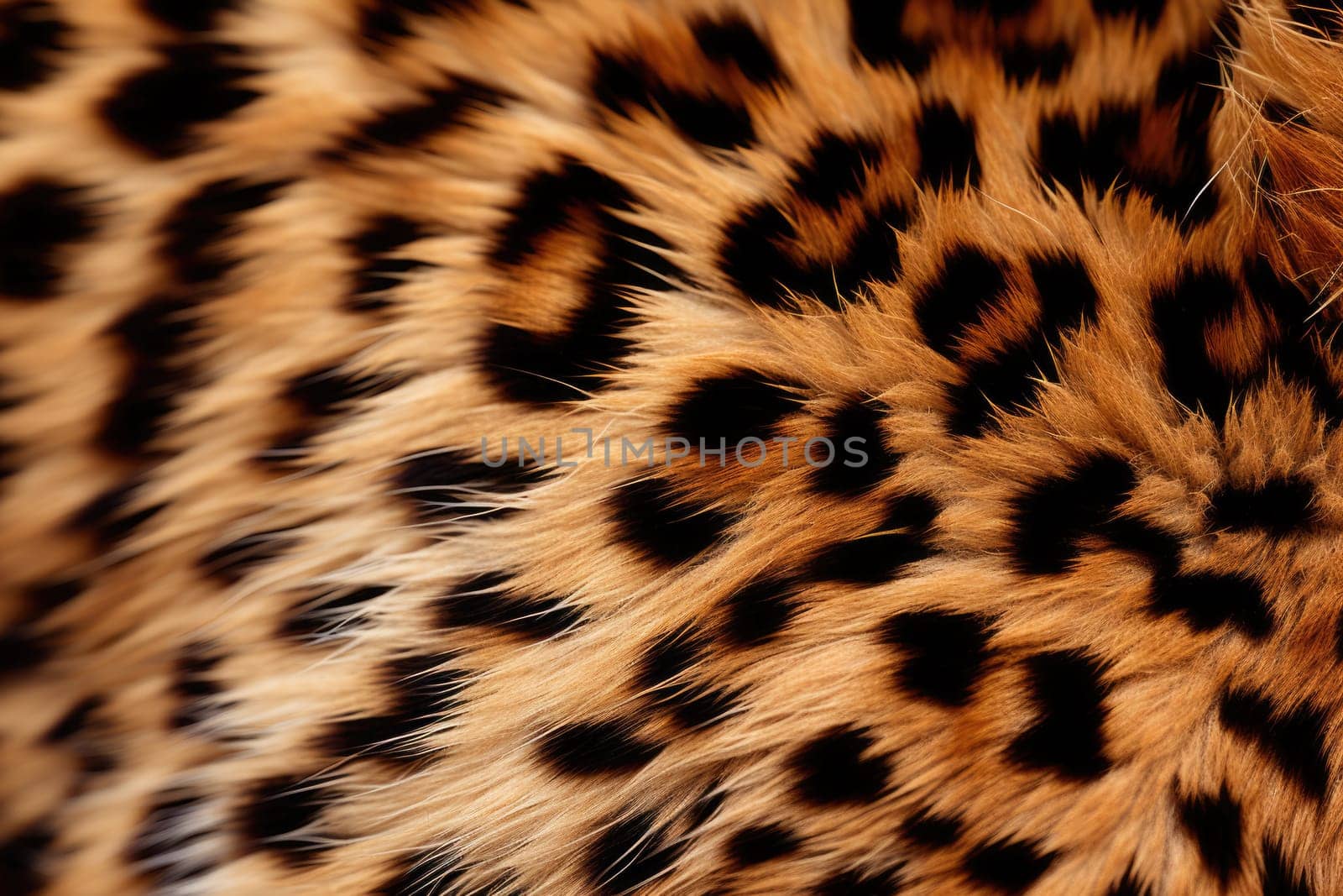 leopard animal fur macro shot, natural texture. AI Generated