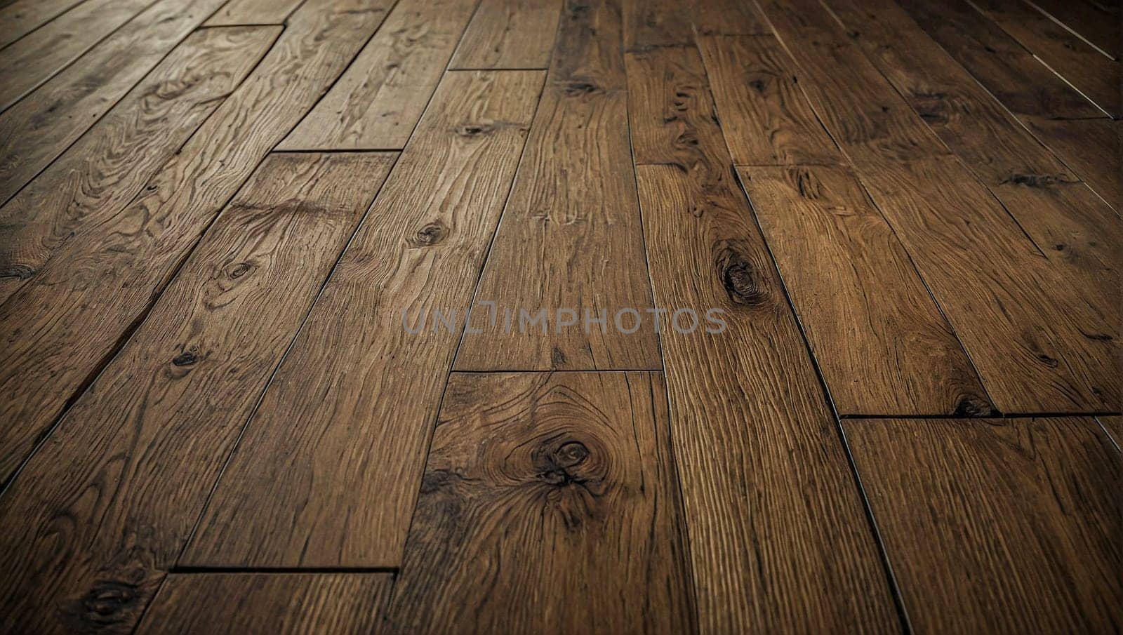 Close up of brown hardwood plank flooring in a room by stan111