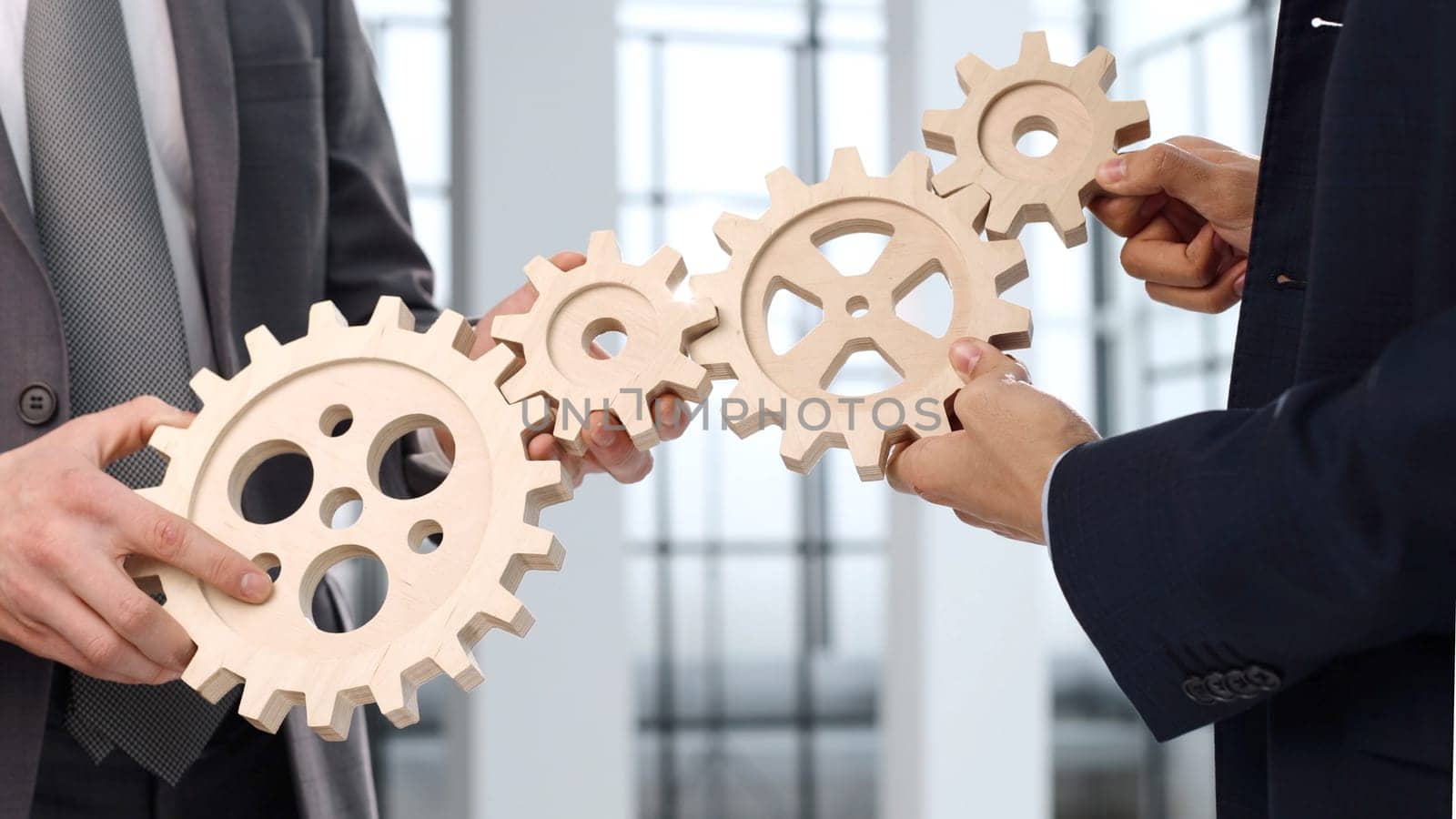 A gears, a cooperation and teamwork, complex mechanism.