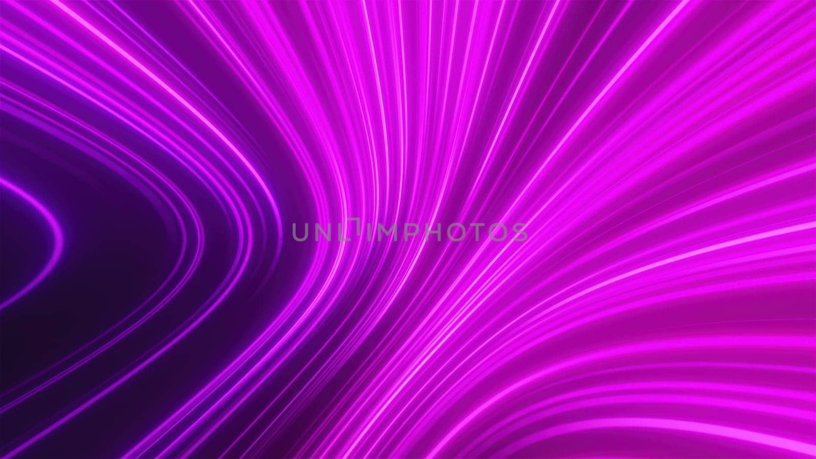 Stream neon lines. Computer generated 3d render
