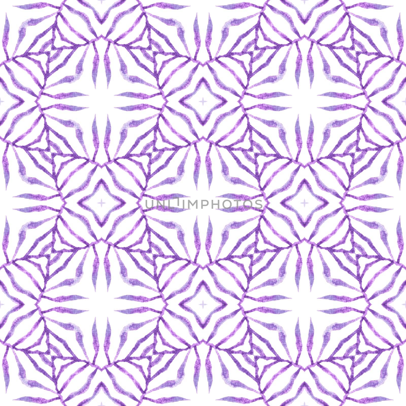 Tiled watercolor background. Purple marvelous by beginagain