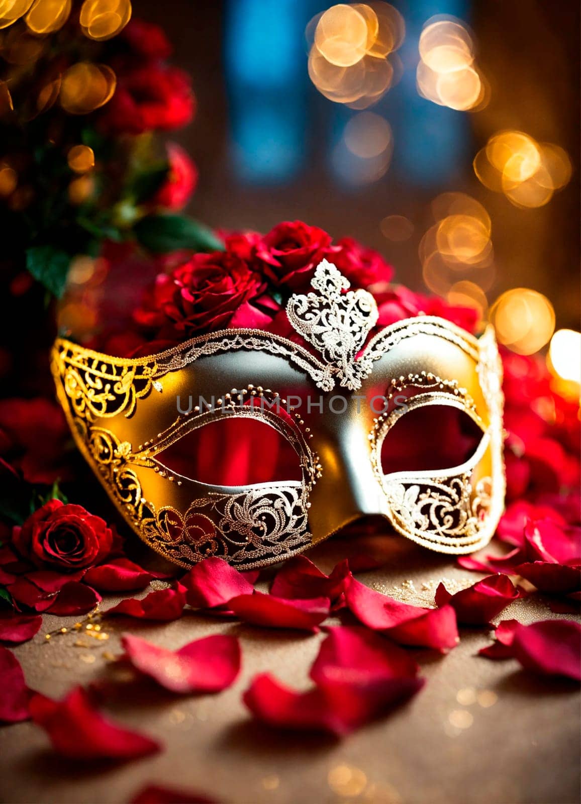 beautiful mask for carnival. Selective focus. by yanadjana