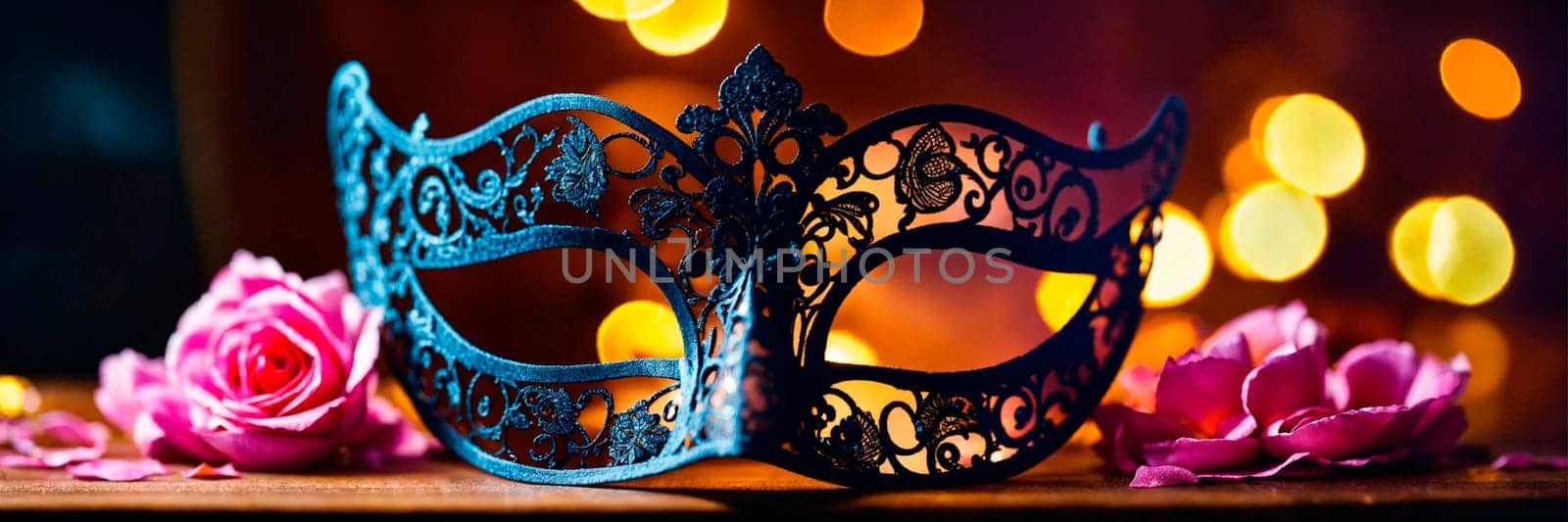 beautiful mask for carnival. Selective focus. holiday.