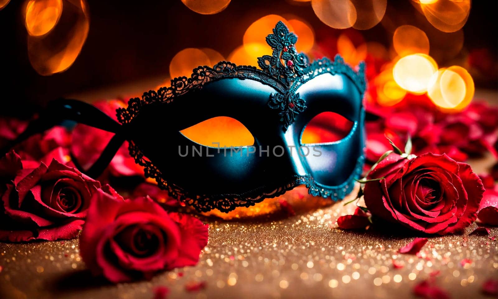 beautiful mask for carnival. Selective focus. by yanadjana