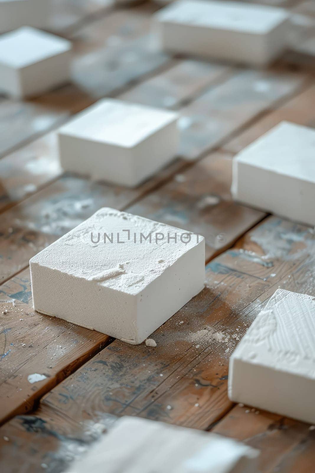 Styrofoam Board Detail: Versatile Material for Packing and Insulation Projects. Expanded polystyrene plates. A stack of building materials for house insulation