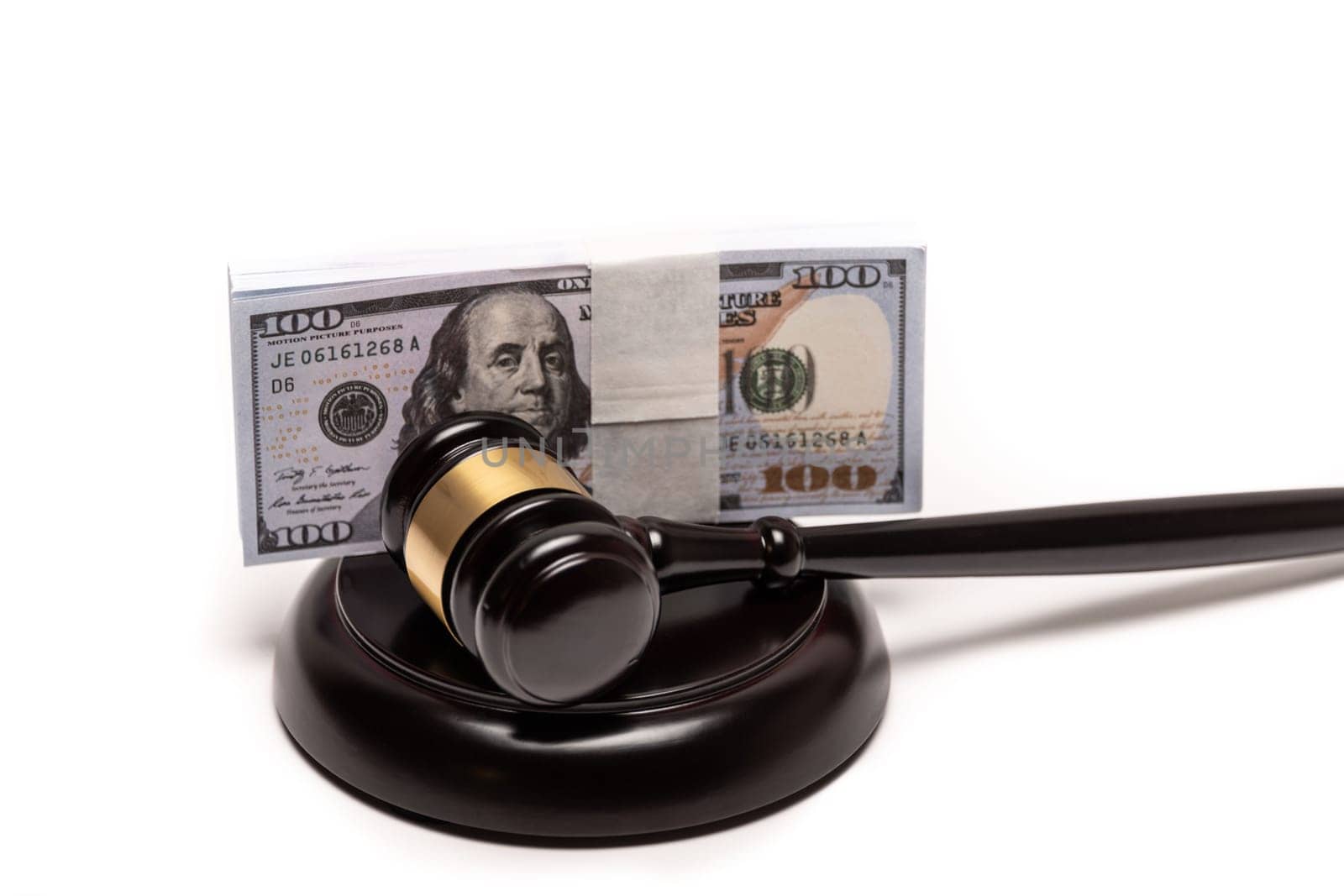 Gavel and Money Concept for Financial Legal Issues