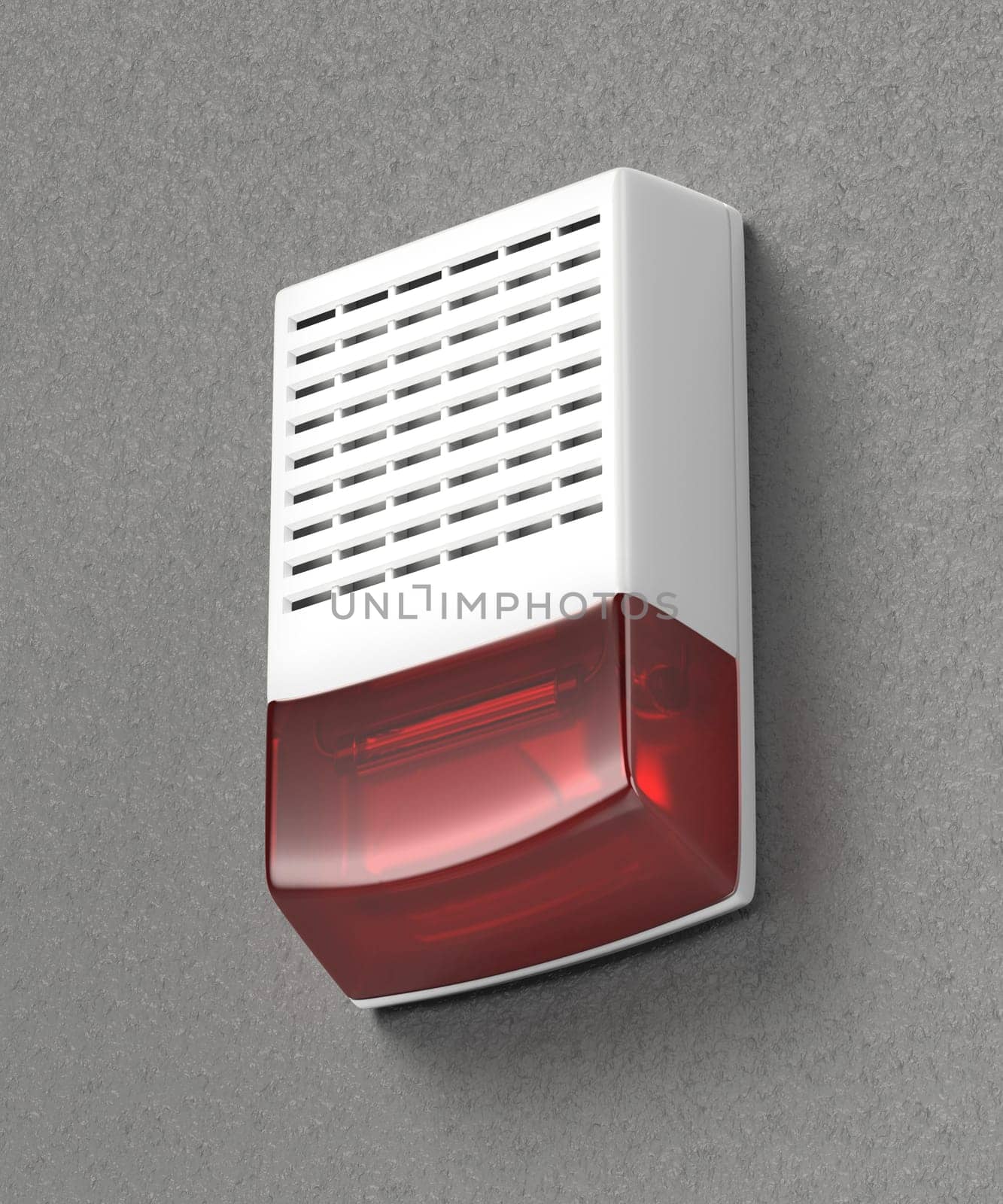 Alarm siren with flash light by magraphics