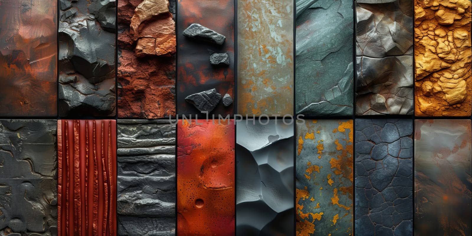 Grunge banner. Abstract stone background. The texture of the stone wall. Close-up rock backdrop. by Benzoix