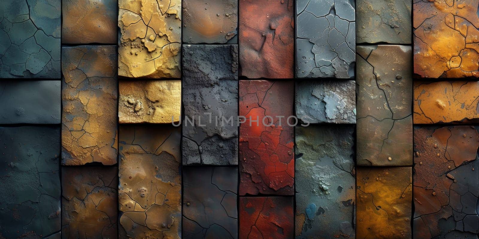 Grunge banner. Abstract stone background. The texture of the stone wall. Close-up rock backdrop. by Benzoix