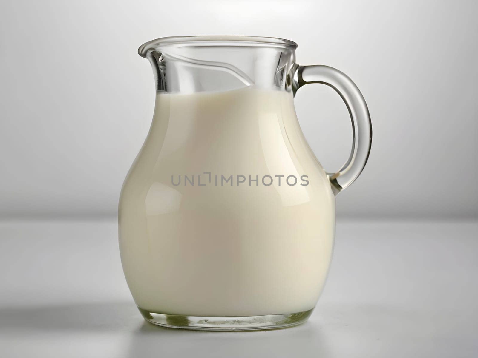 Milk Mirage. A Refreshing Vision in Isolation Against a Clean White Backdrop.