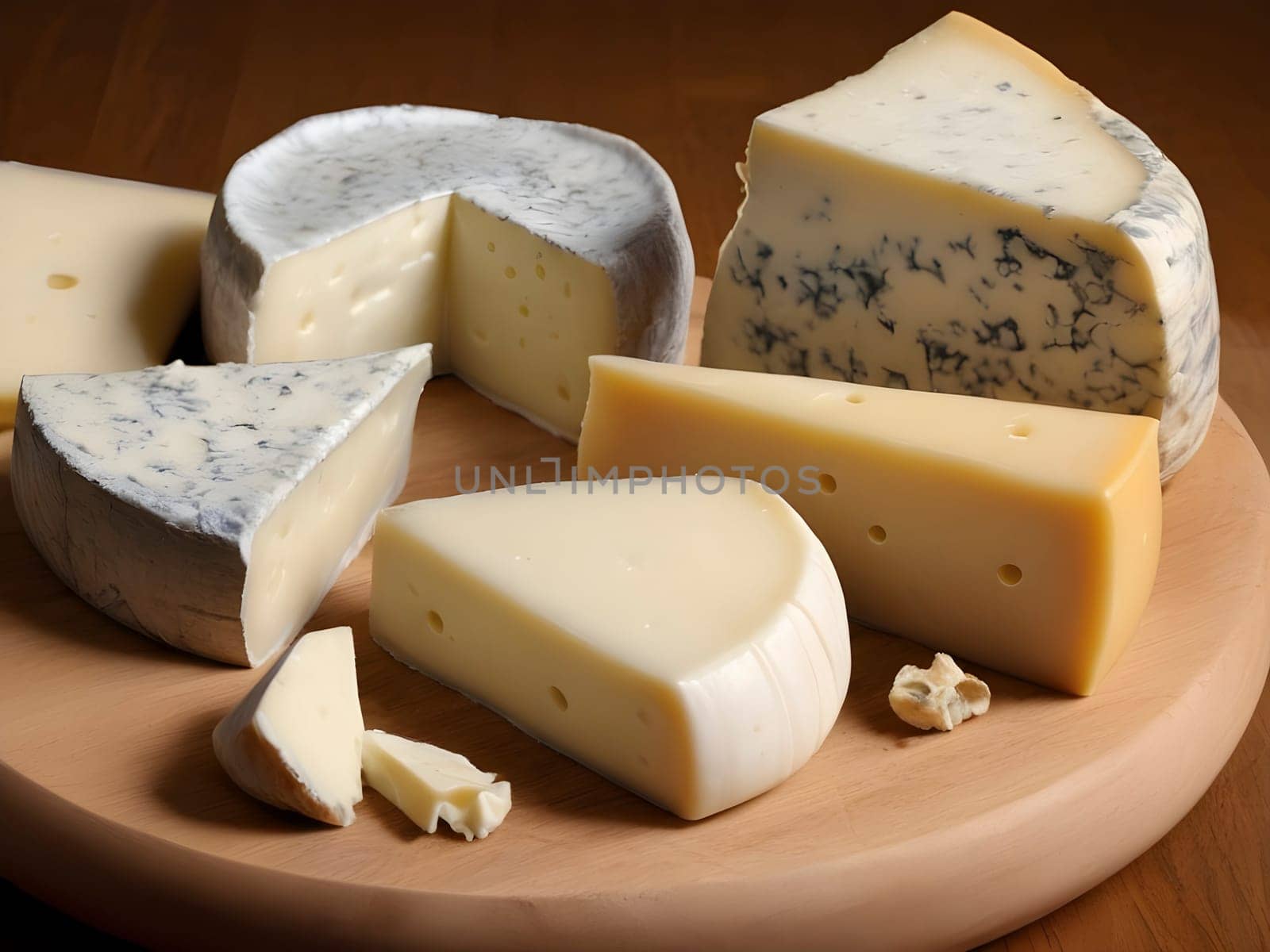 Assorted Bliss: Delighting in a Medley of Mixed Cheeses by mailos