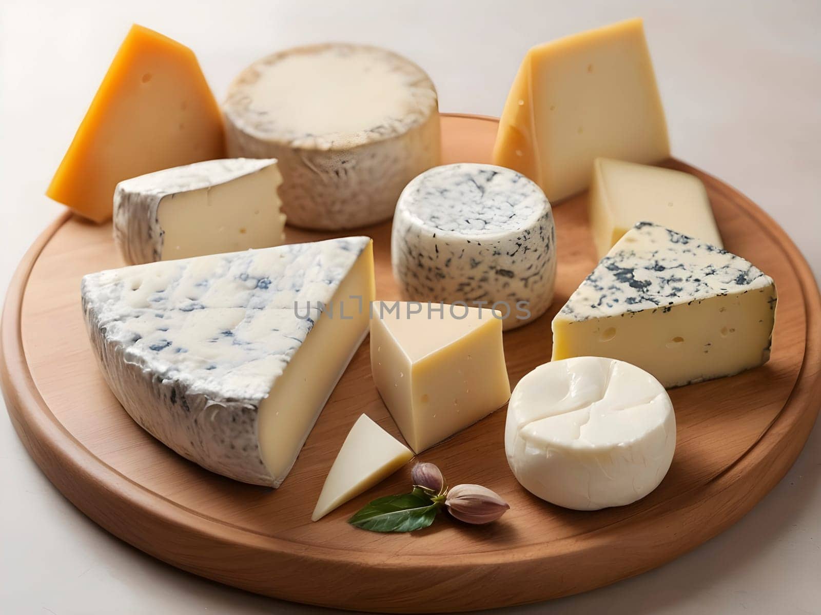 Savory Symphony: A Diverse Composition of Delectable Cheeses.