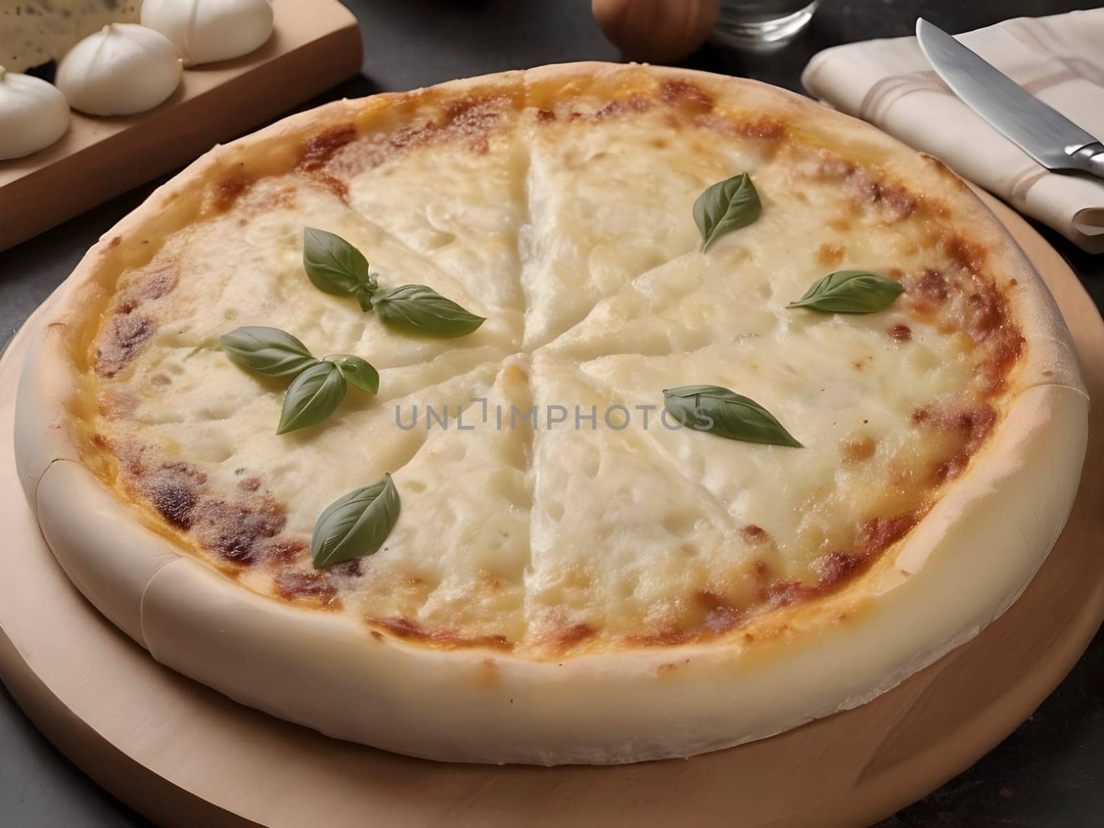 Mozzarella Melange: Exploring the Richness of Four Cheeses Pizza.