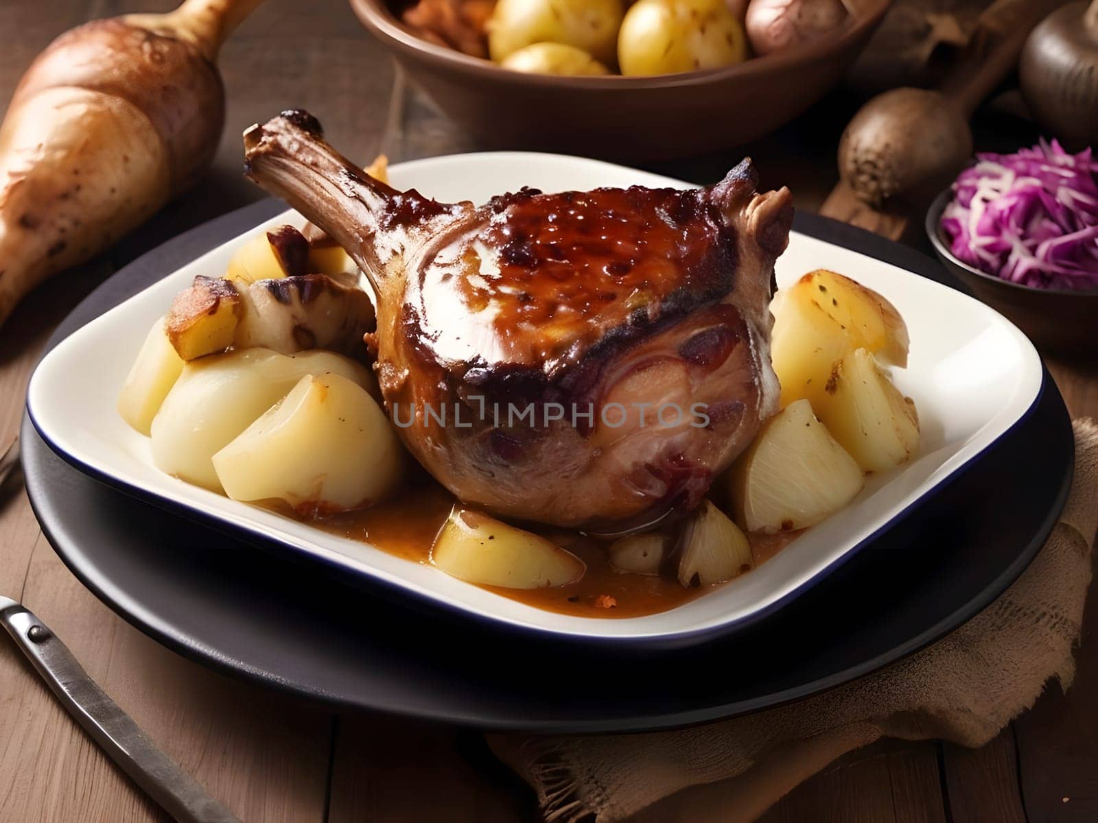 Pork Perfection: Exploring the Charms of Baked or Grilled Haxe Shank.