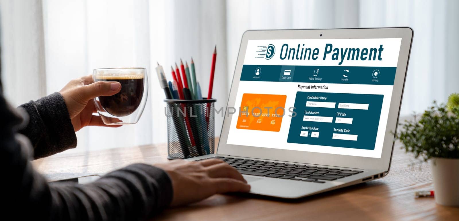 Online payment platform for modish money transfer by biancoblue