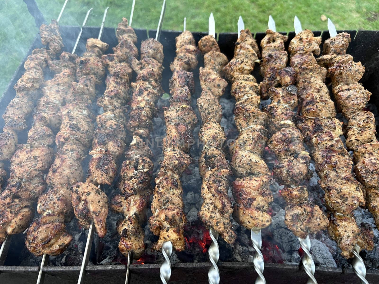 BBQ grill meat tasty in Lithuania by padgurskas