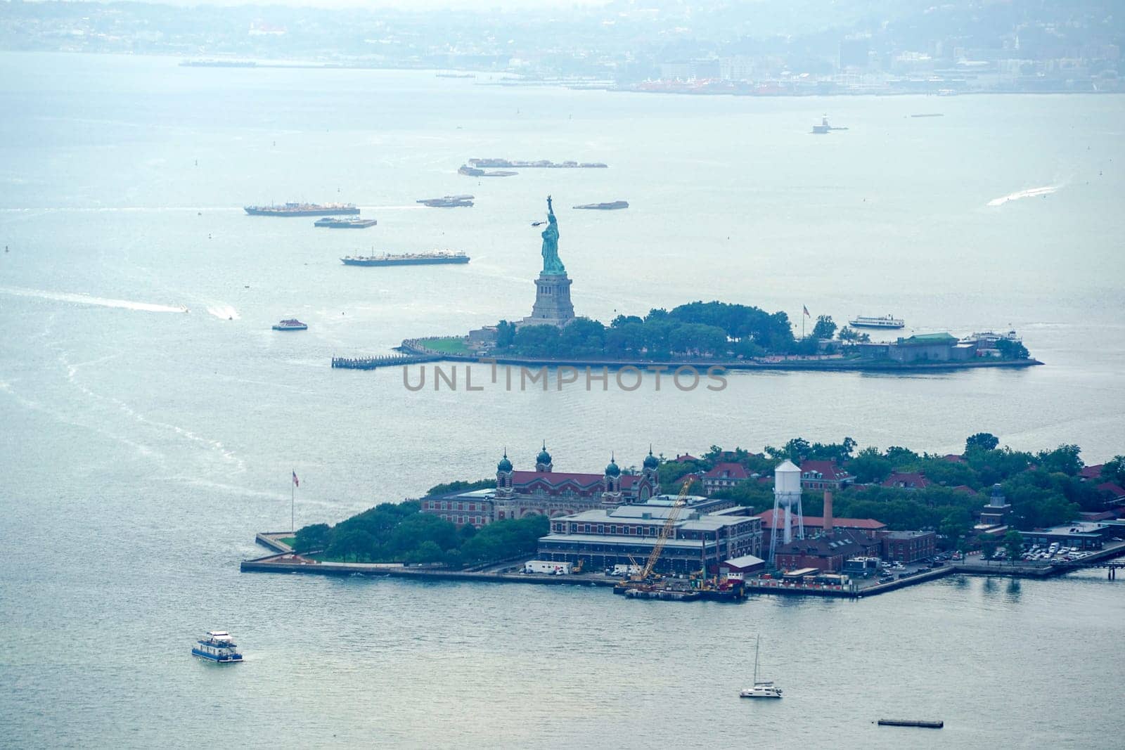 new york city manhattan helicopter tour aerial cityscape by AndreaIzzotti