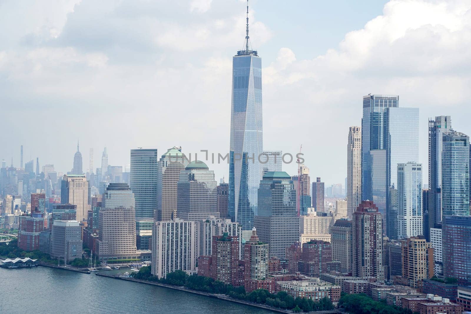 new york city manhattan helicopter tour aerial cityscape by AndreaIzzotti