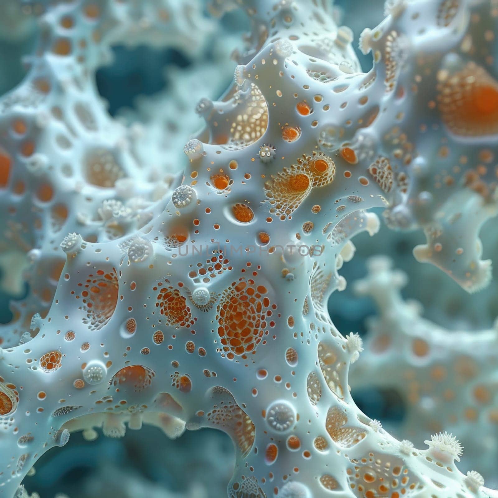 Detailed close up of a sea anemone showing its tentacles and vibrant colors under the water.