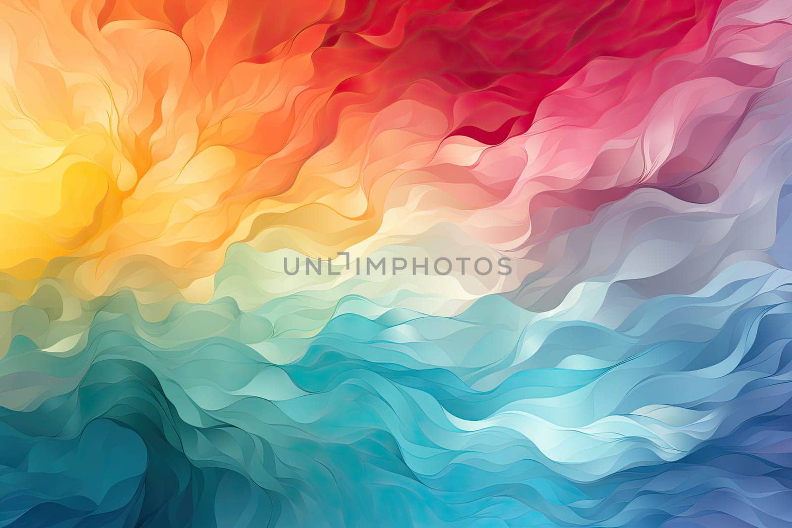 Bright, multicolored abstraction illustrating the symbolic meaning, background by AnatoliiFoto