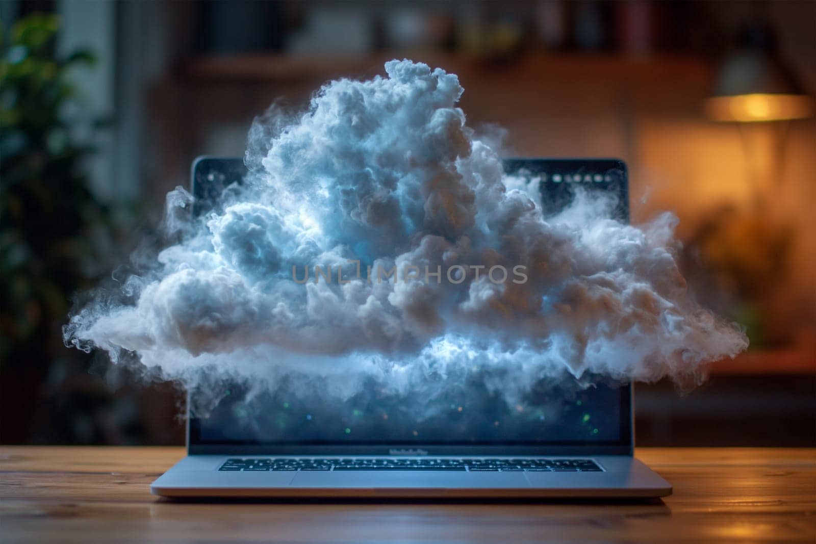 Thunderclouds fly over the laptop by Sd28DimoN_1976