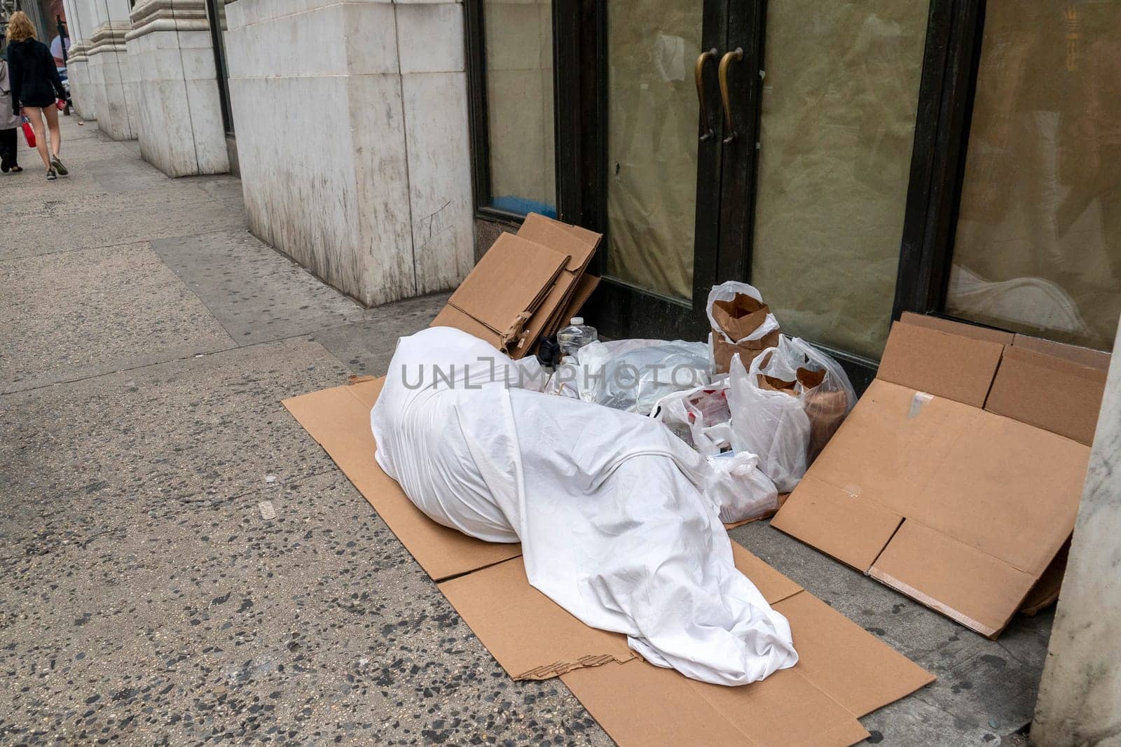 covid homeless in new york city usa