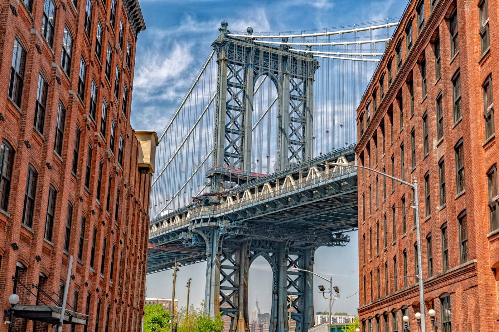 New york city manhattanh bridge view