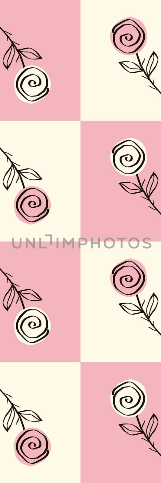 pink floral cute printable bookmark with spring flowers